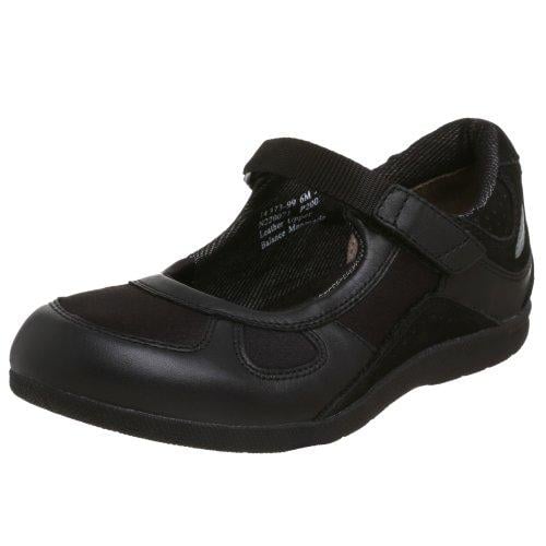 Drew Delite - Black Calf/Black Stretch Mary Jane Women Shoes - 14373 -