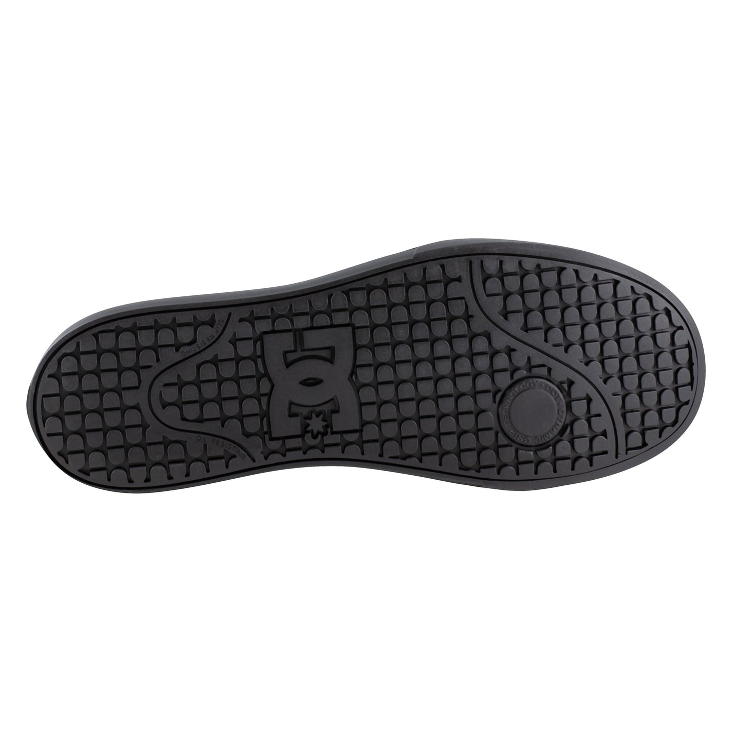DC Work Crew Pure Work Men's Composite Toe Work High-Top - Black/Dark Gray - Black/Dark Gray - bottom view