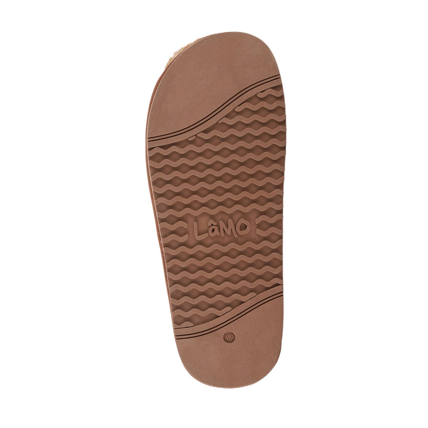Lamo APMA Men's Open Toe Wrap Slippers CM2337 - Chestnut - Pair View