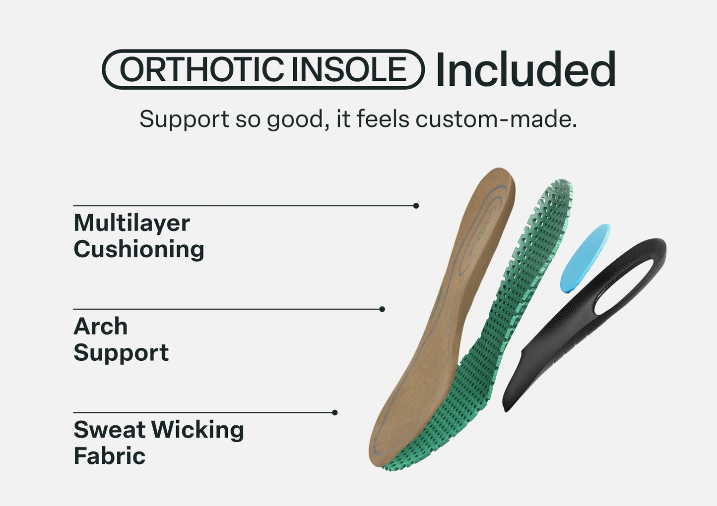 Orthofeet Sahara Weave Women's Sandals - Lifestyle - Orthotic Insole Details - 5