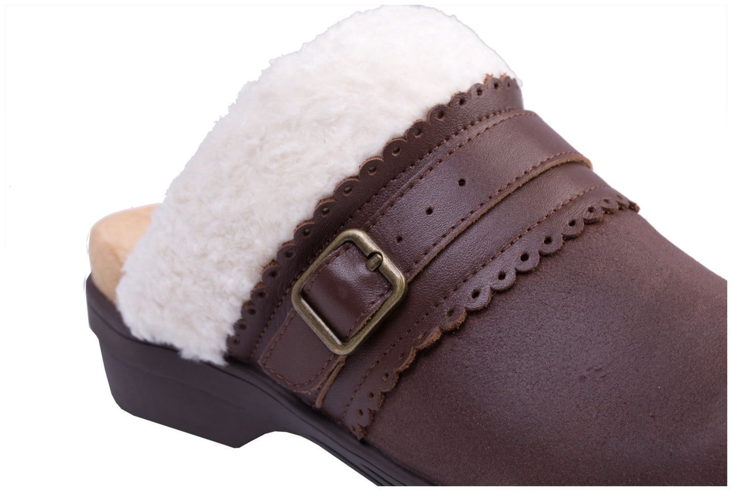 Spenco Nottingham Women's Supportive Clog - French Roast - Strap
