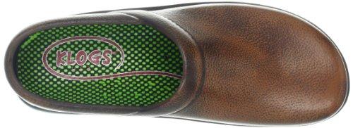 Klogs Boca Closed Back Unisex Clogs - Mahogany Buff