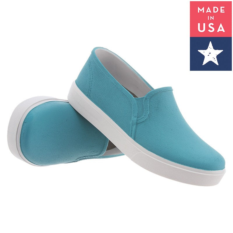 Klogs Tiburon Unisex Comfort Slip-Resistant Clog - Made in USA - Enamel Blue 1pair