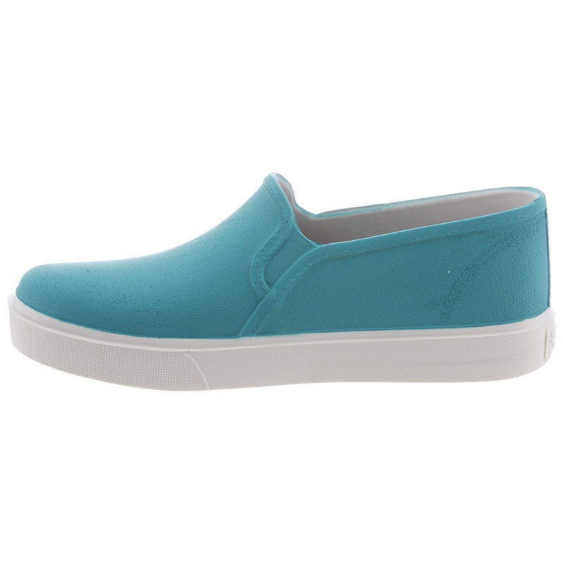Klogs Tiburon Unisex Comfort Slip-Resistant Clog - Made in USA - Enamel Blue 3inside