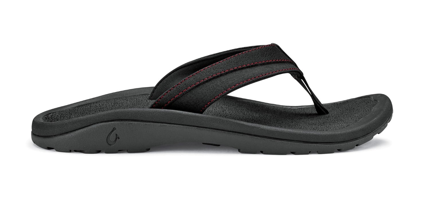 OluKai 'Ohana Koa - Men's Sandals - Carbon/Carbon - Profile main