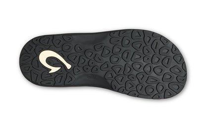 Olukai Ohana Koa Men's Beach Sandals - Lava Rock / Lava Rock - Sole