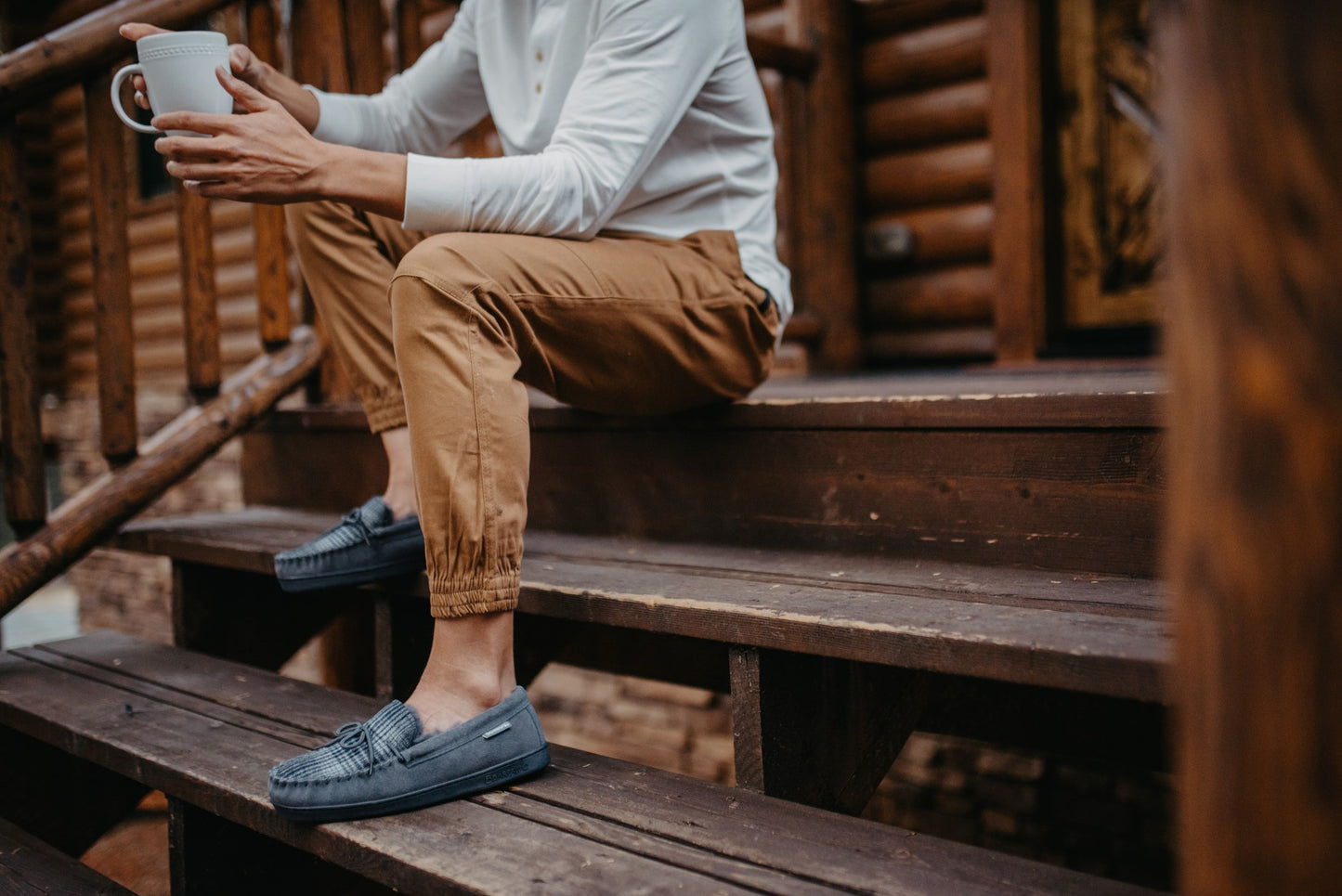 Bearpaw Moc II 2 - Men's Sheepskin Slipper - Lifestyle