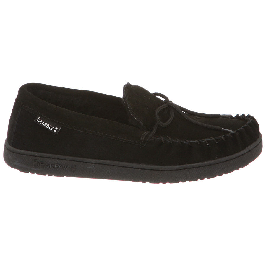 Bearpaw Moc II 2 - Men's Sheepskin Slipper - Black