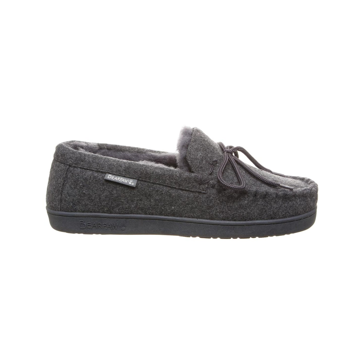 Bearpaw Moc II 2 - Men's Sheepskin Slipper -  1295M Moc Gray wool 055 2