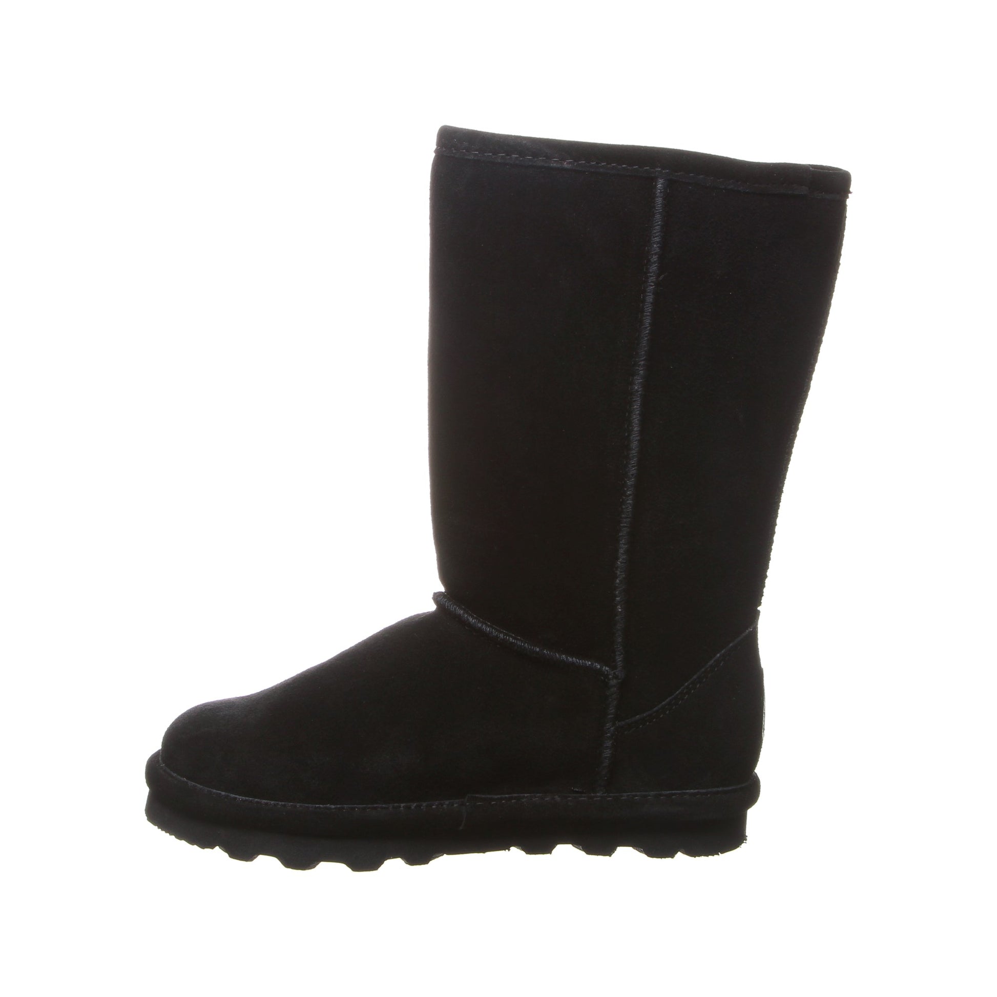 Bearpaw Elle Tall Kid's Leather Boots - 1963Y  - Black - 0113