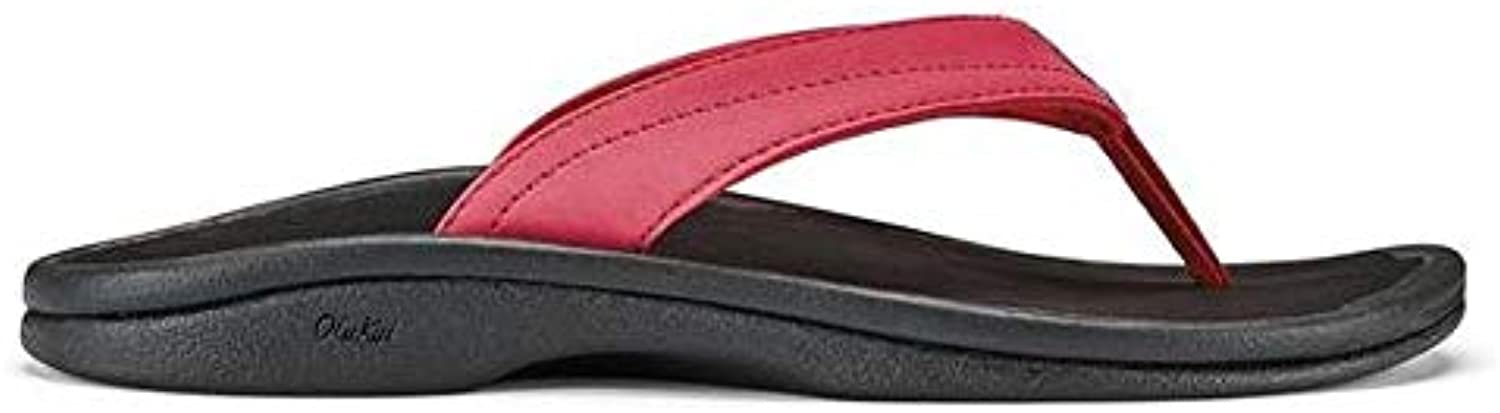 Olukai 'Ohana Women's Flip Flops - Passion Flower/Black