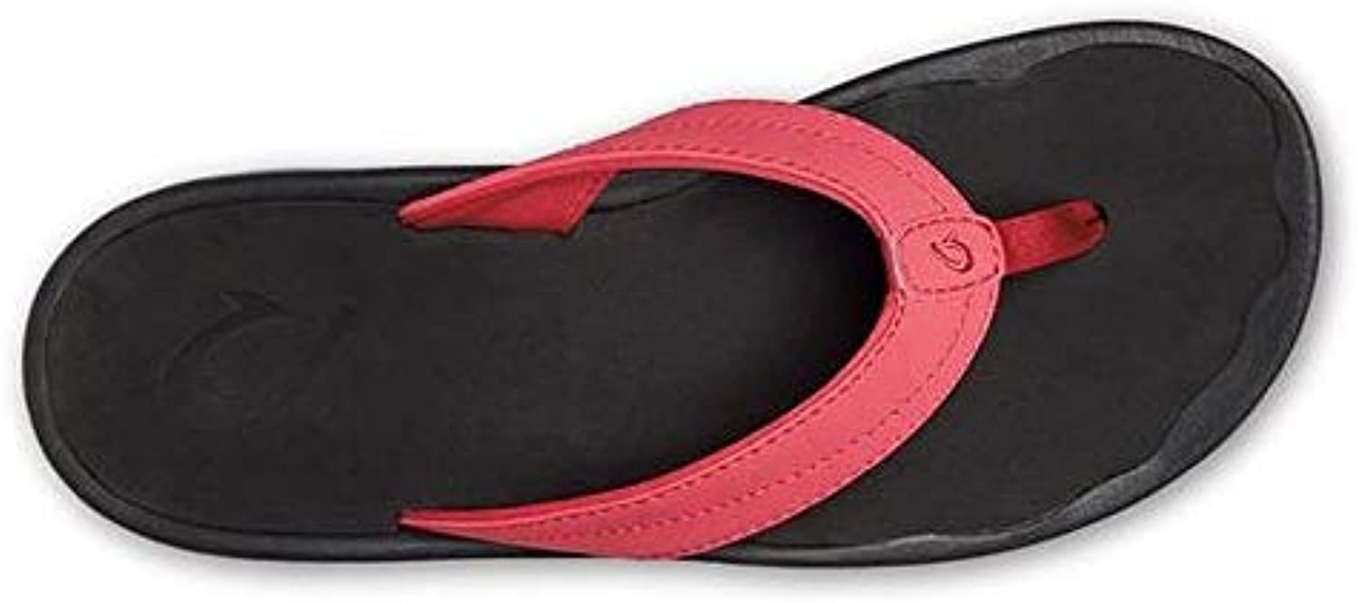 Olukai 'Ohana Women's Flip Flops - Passion Flower/Black