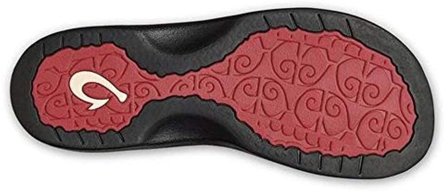 Olukai 'Ohana Women's Flip Flops - Passion Flower/Black