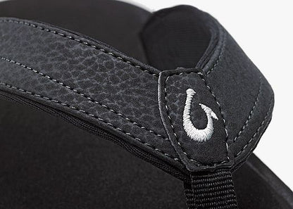 Olukai Ohana Womens Flip Flops - 20110-4040-Black_Black-strap