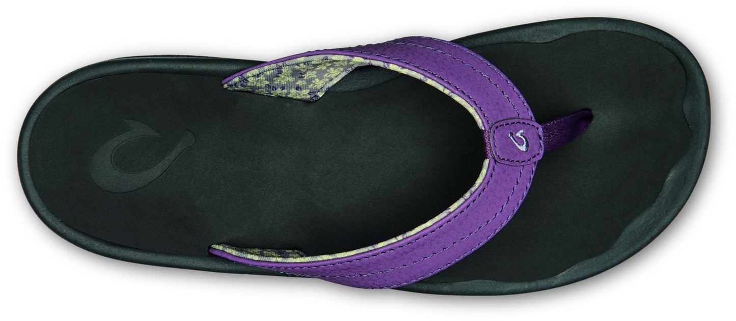Olukai 'Ohana Women's Flip Flops - Mauve/Black - Top