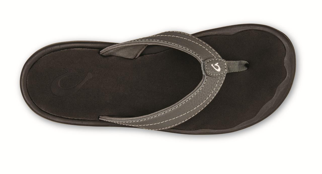 Olukai 'Ohana Women's Flip Flops - Basalt/Grey - Top
