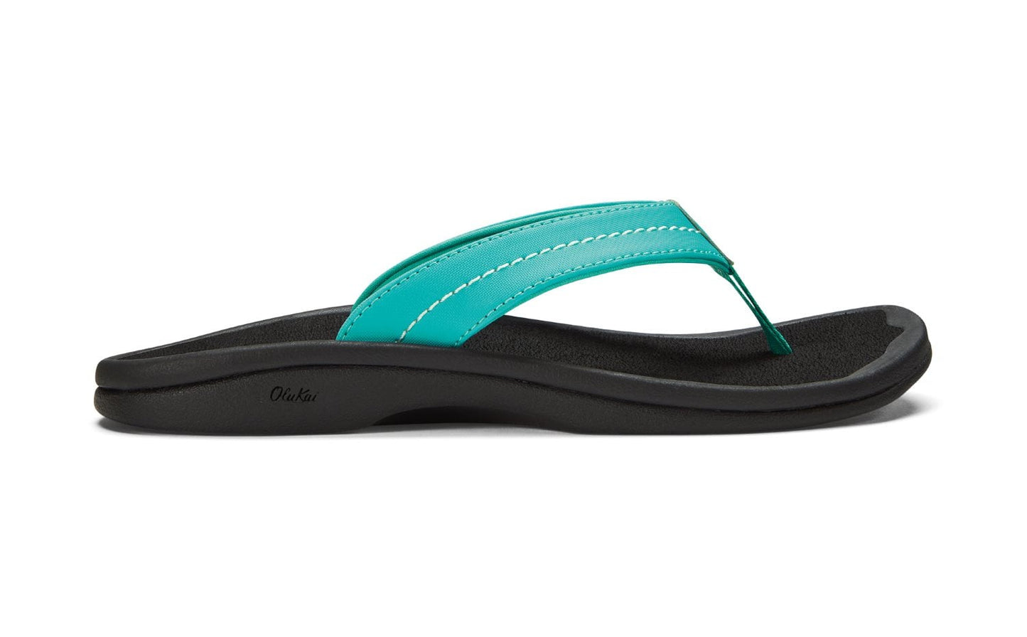 Olukai 'Ohana Women's Flip Flops - Turquoise / Black