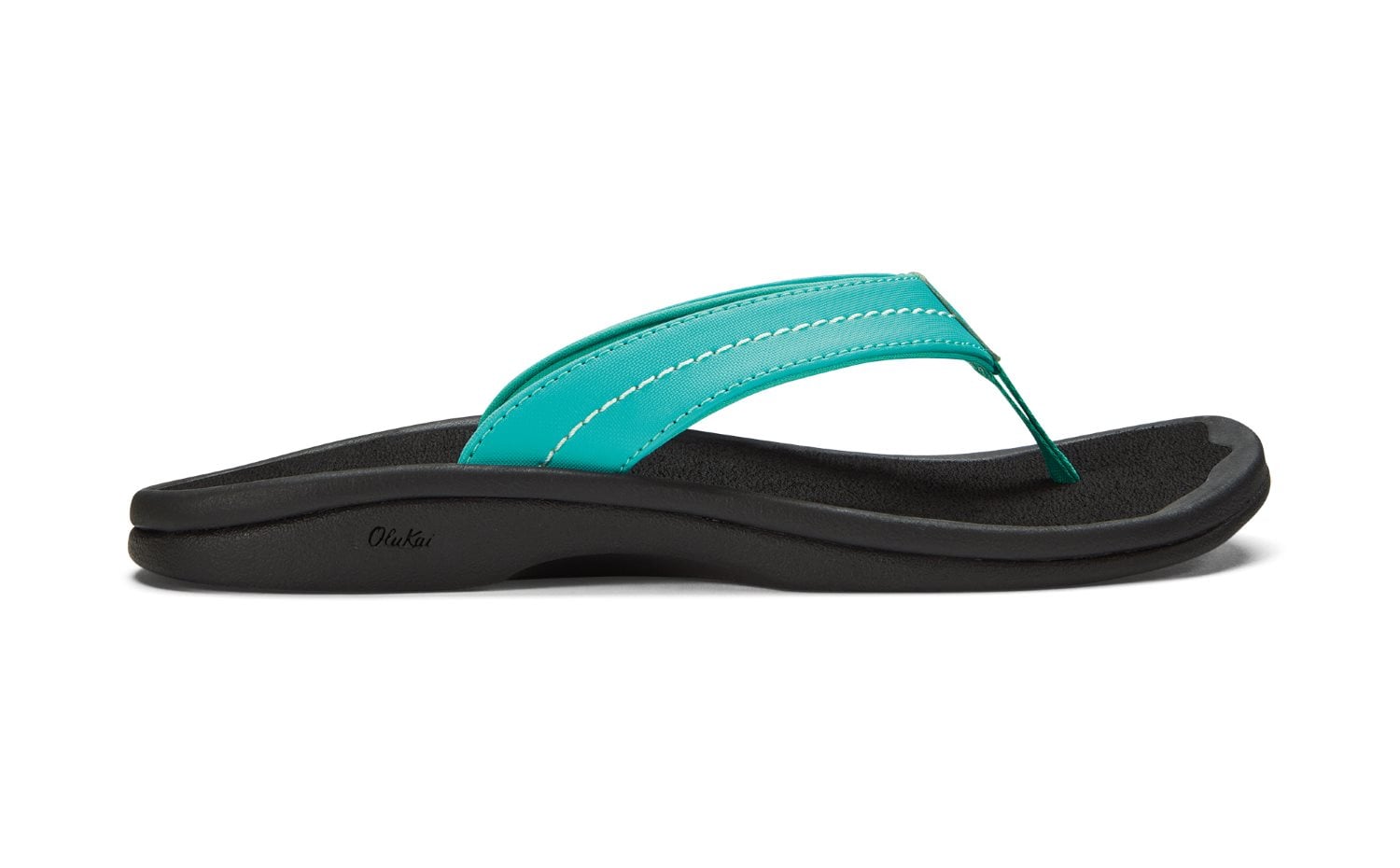 Olukai 'Ohana Women's Flip Flops - Turquoise / Black