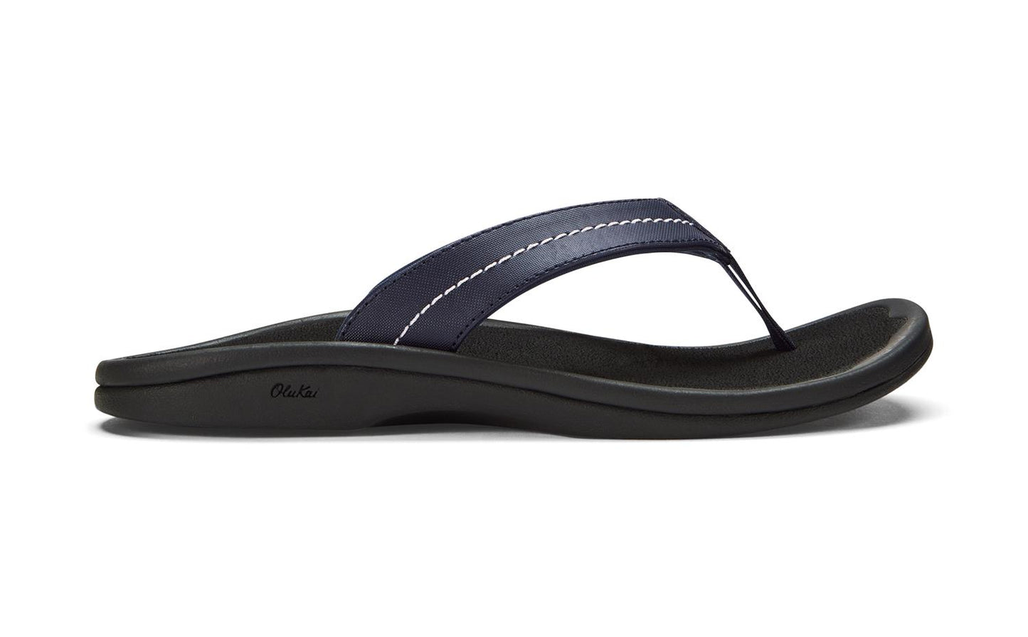 Olukai 'Ohana Women's Flip Flops - Trench Blue / Black