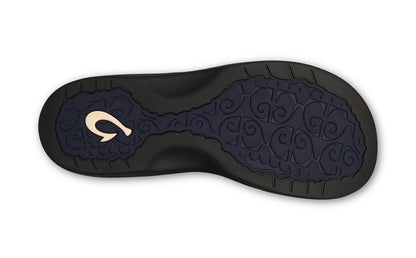 Olukai 'Ohana Women's Flip Flops - Trench Blue / Black