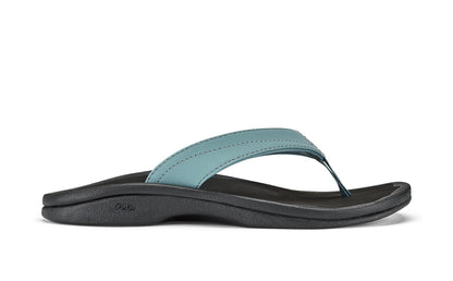 OluKai Ohana Women's Beach Sandals - Dusk / Black - Side
