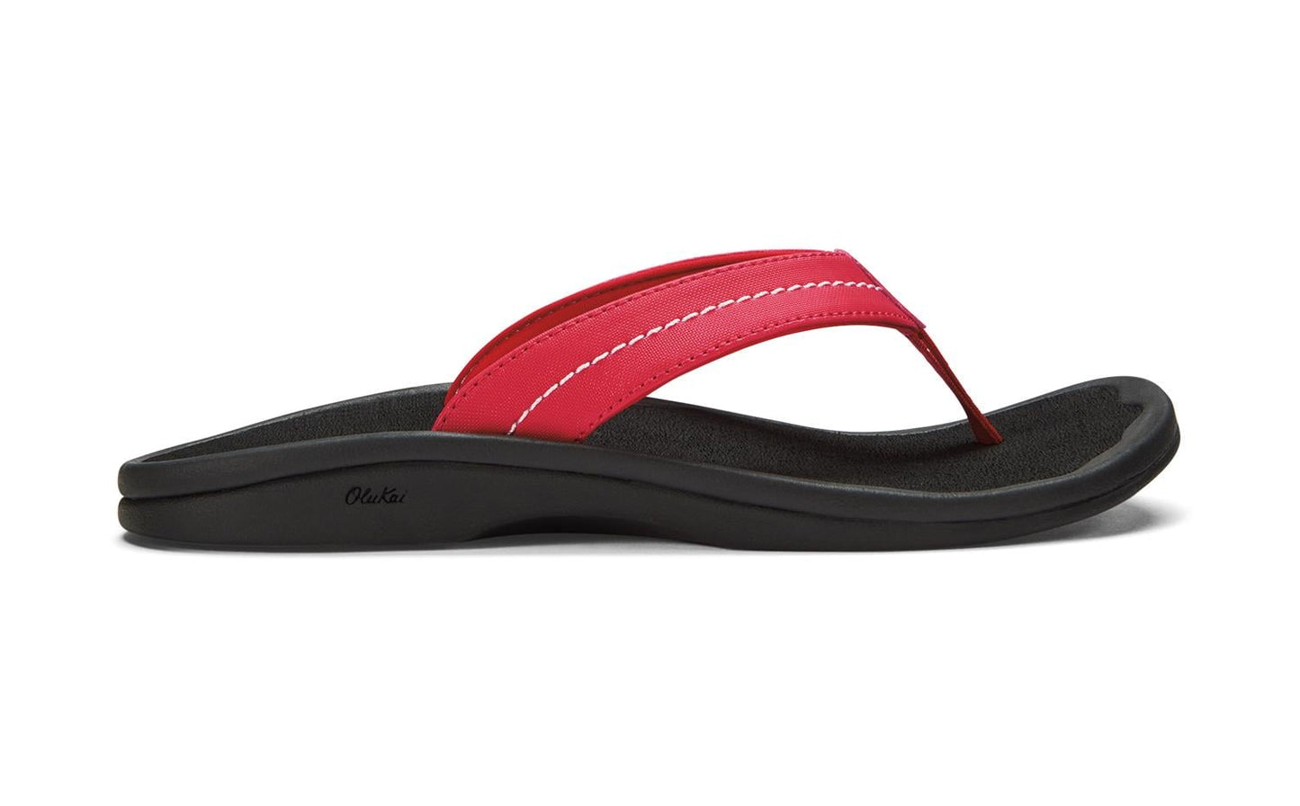 Olukai 'Ohana Women's Flip Flops - Lehua Flower / Black