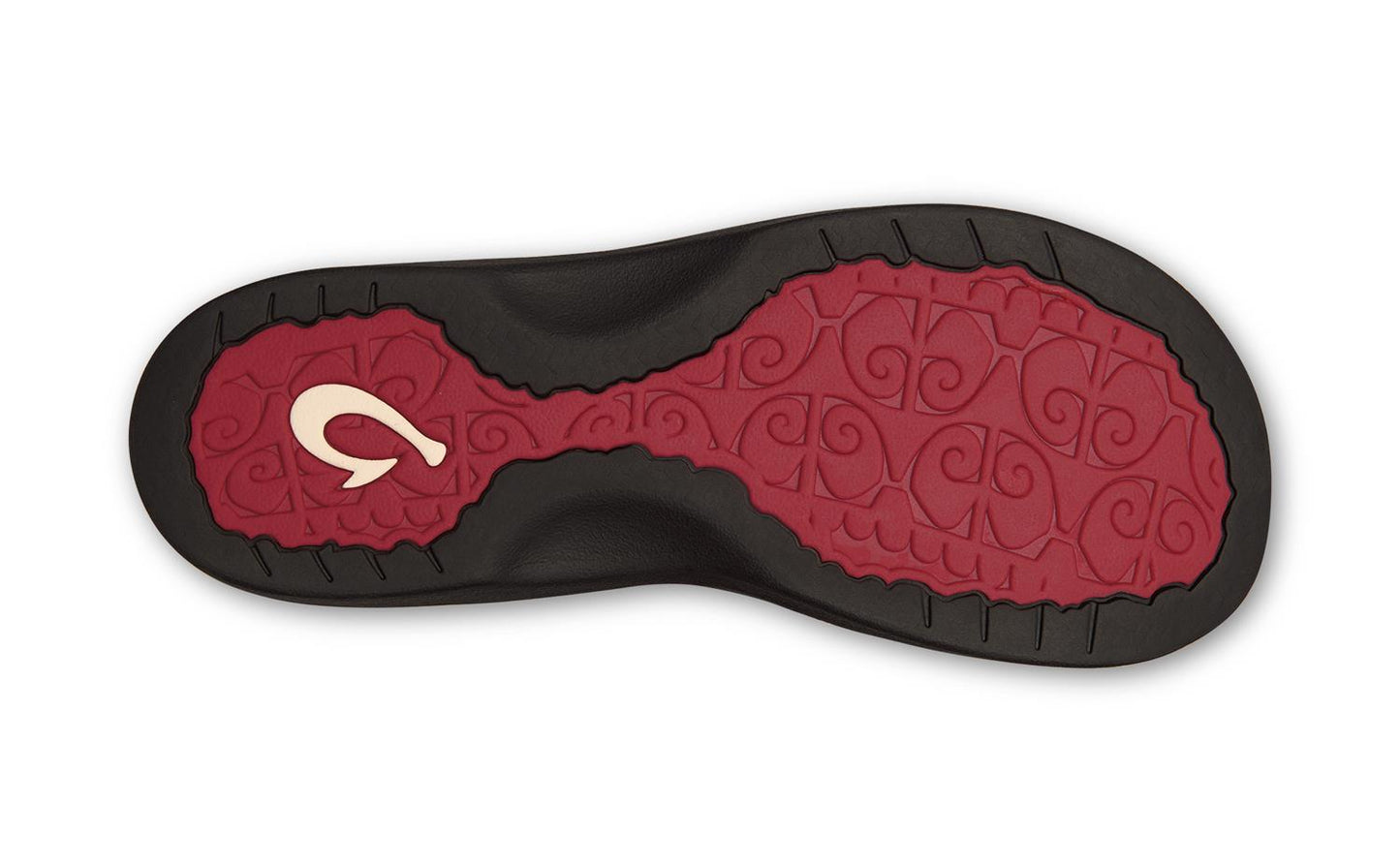 Olukai 'Ohana Women's Flip Flops - Lehua Flower / Black