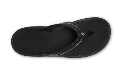 Olukai 'Ohana Women's Flip Flops - Lava Rock / Black