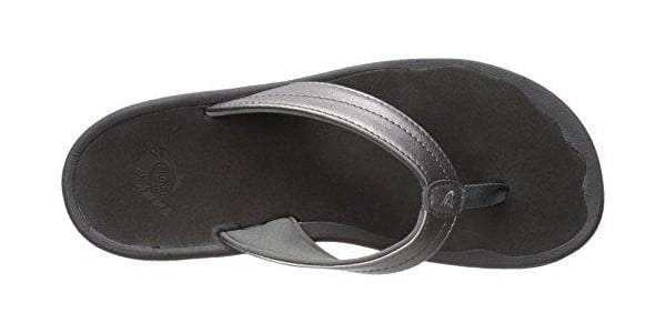 Olukai 'Ohana Women's Flip Flops - Pewter / Black