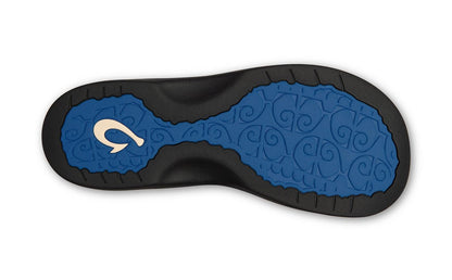 Olukai 'Ohana Women's Flip Flops - Ocean Blue / Black