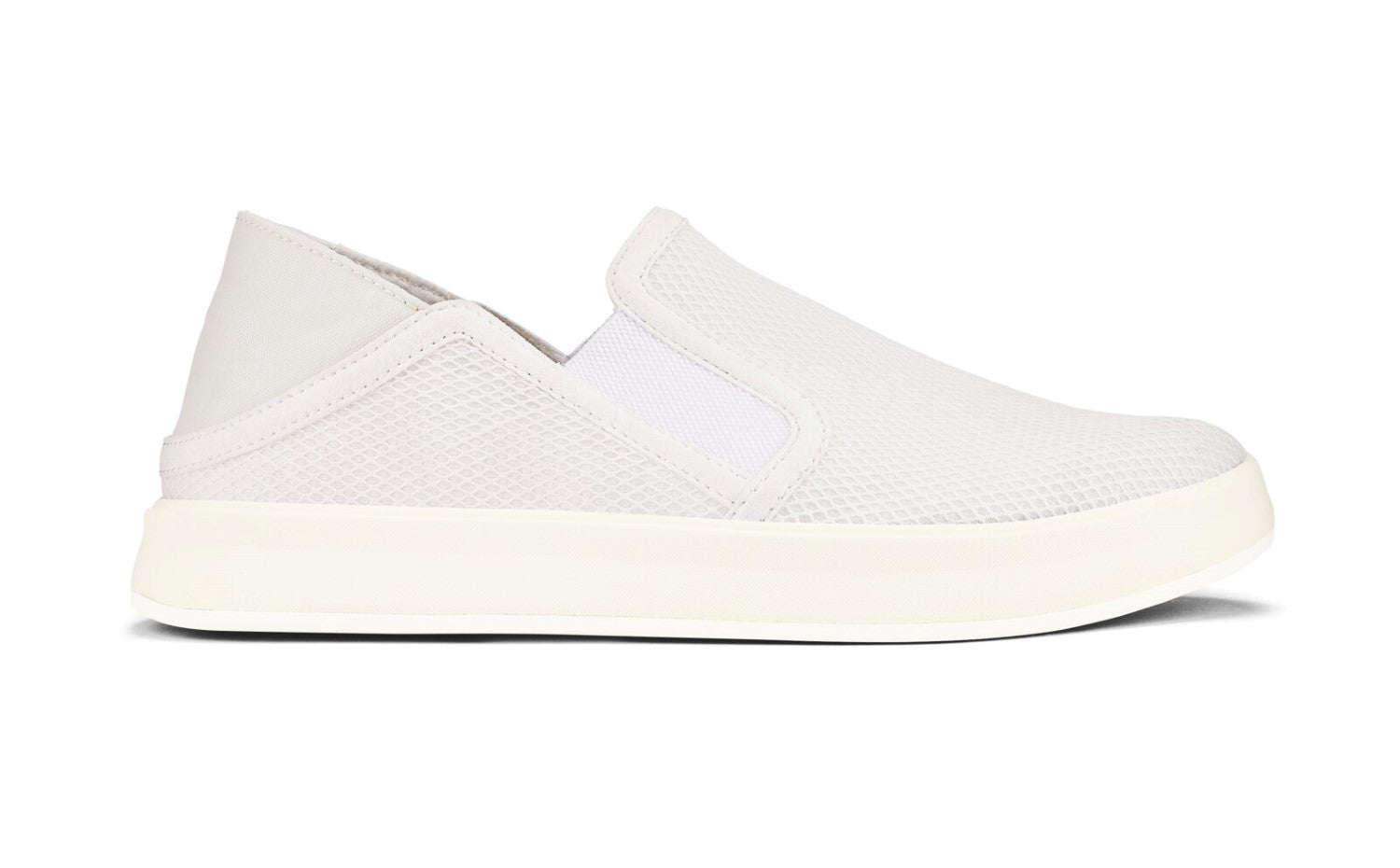 OluKai Ki'Ihele Women's Shoes - Bright White/Bright White - Side