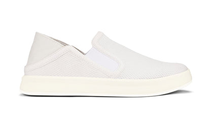 OluKai Ki'Ihele Women's Shoes - Bright White/Bright White - Side
