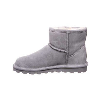 Bearpaw Alyssa 5 inch Suede Women's Boot - 2130W -  2130w Gray Fog alt2 zoom