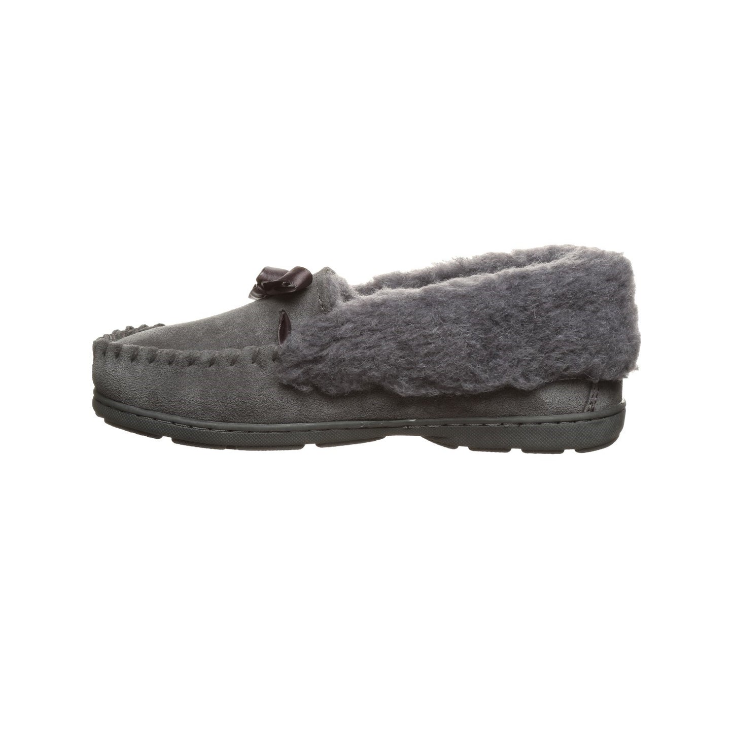 Bearpaw Indio - Women's Fluffy Slipper - 2165W  030 - Charcoal - Side View