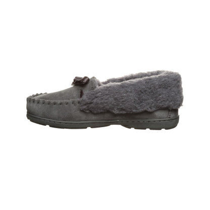 Bearpaw Indio - Women's Fluffy Slipper - 2165W  030 - Charcoal - Side View