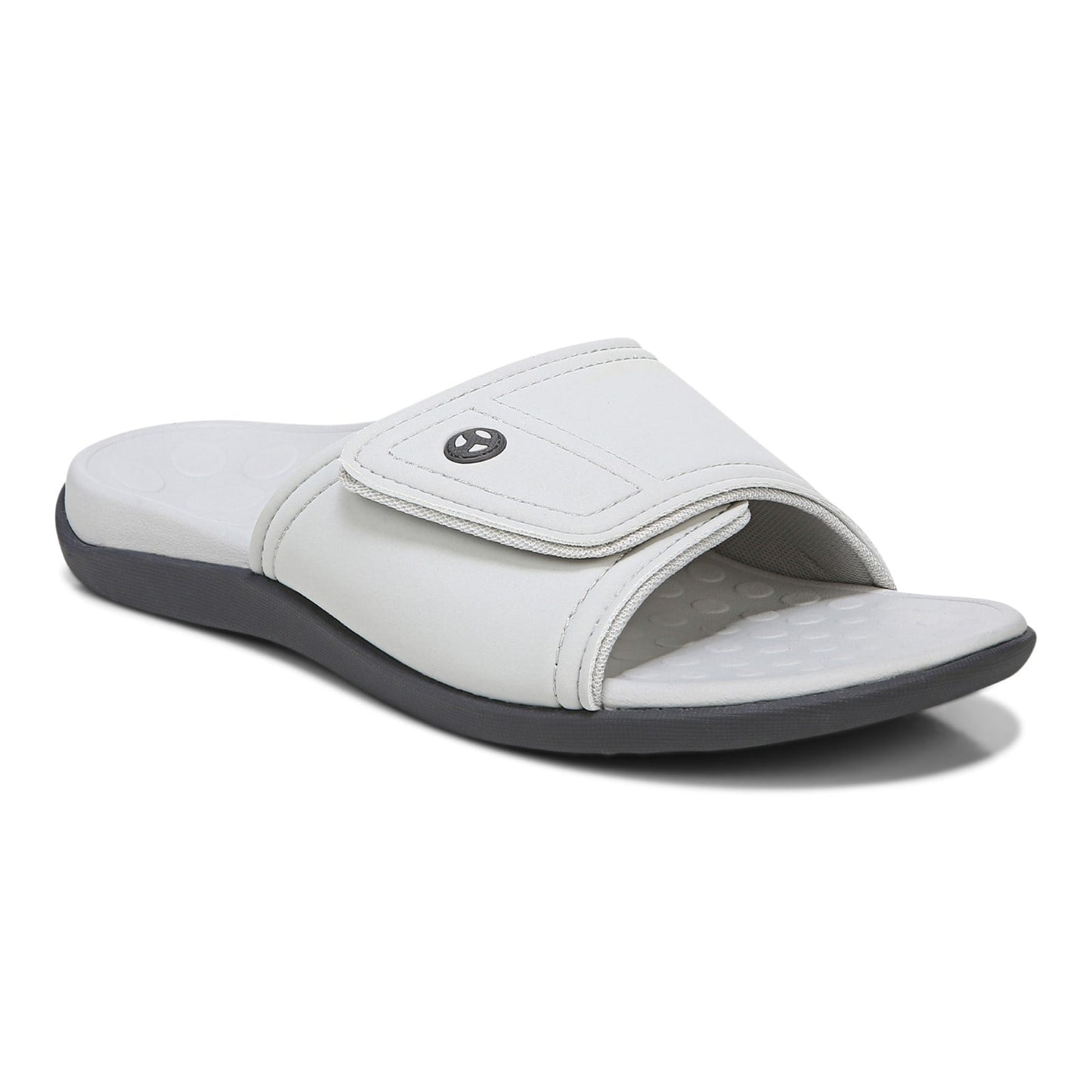 Vionic Kiwi - Unisex Motion Control Orthotic Slide Sandal - Vapor Angle main