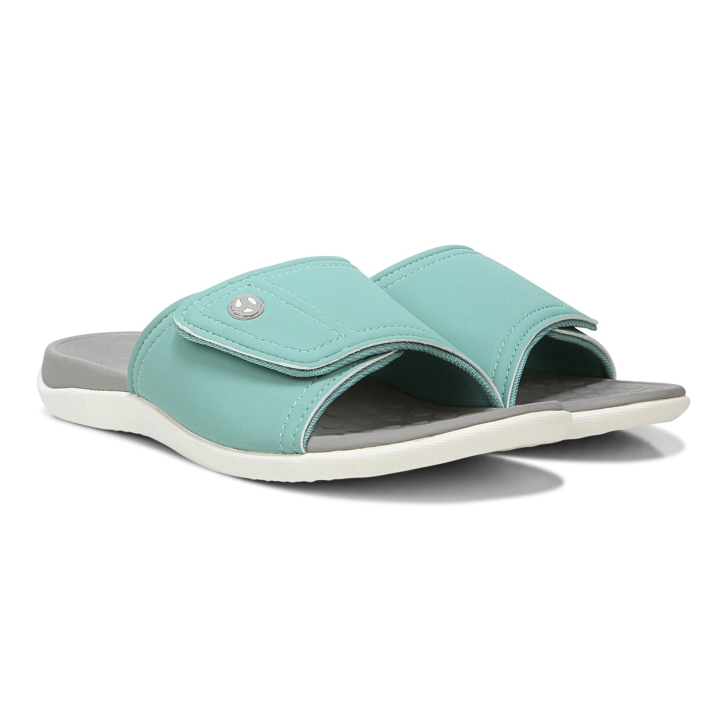 Vionic Kiwi - Unisex Motion Control Orthotic Slide Sandal - Wasabi Pair