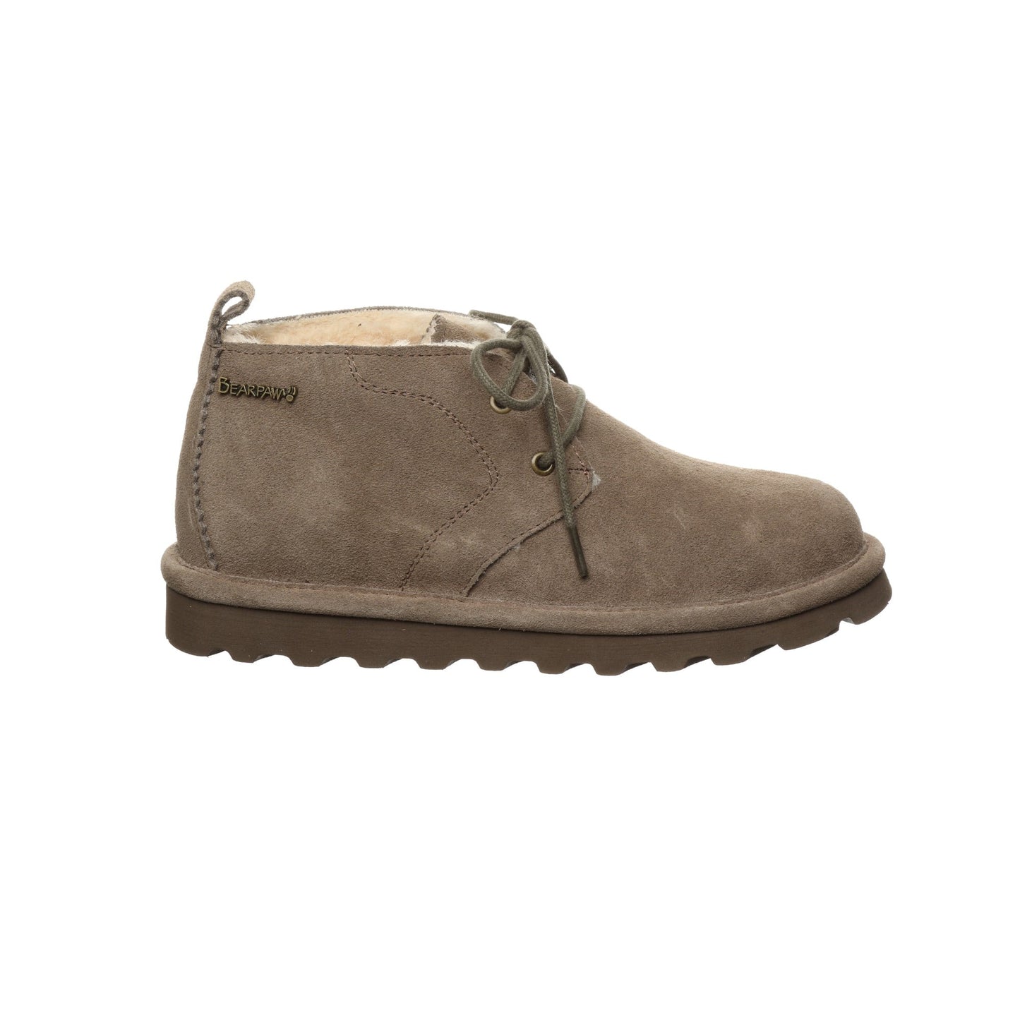 Bearpaw Skye Women's Leather Boots - 2578W  240 - Seal Brown - Side View