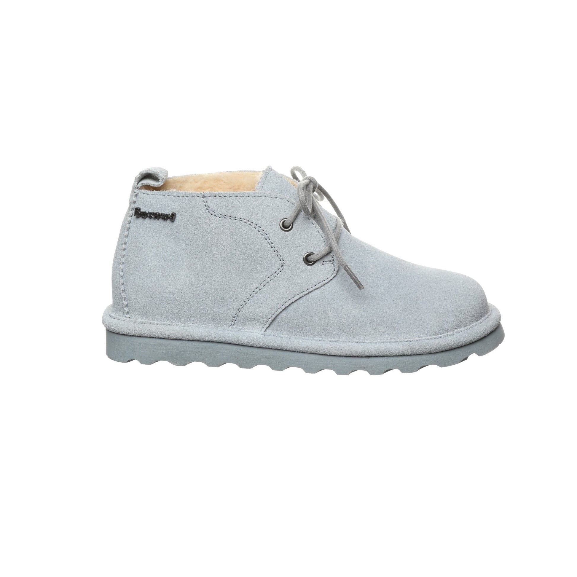 Bearpaw Skye Women's Leather Boots - 2578W  340 - Blue Fog - Side View