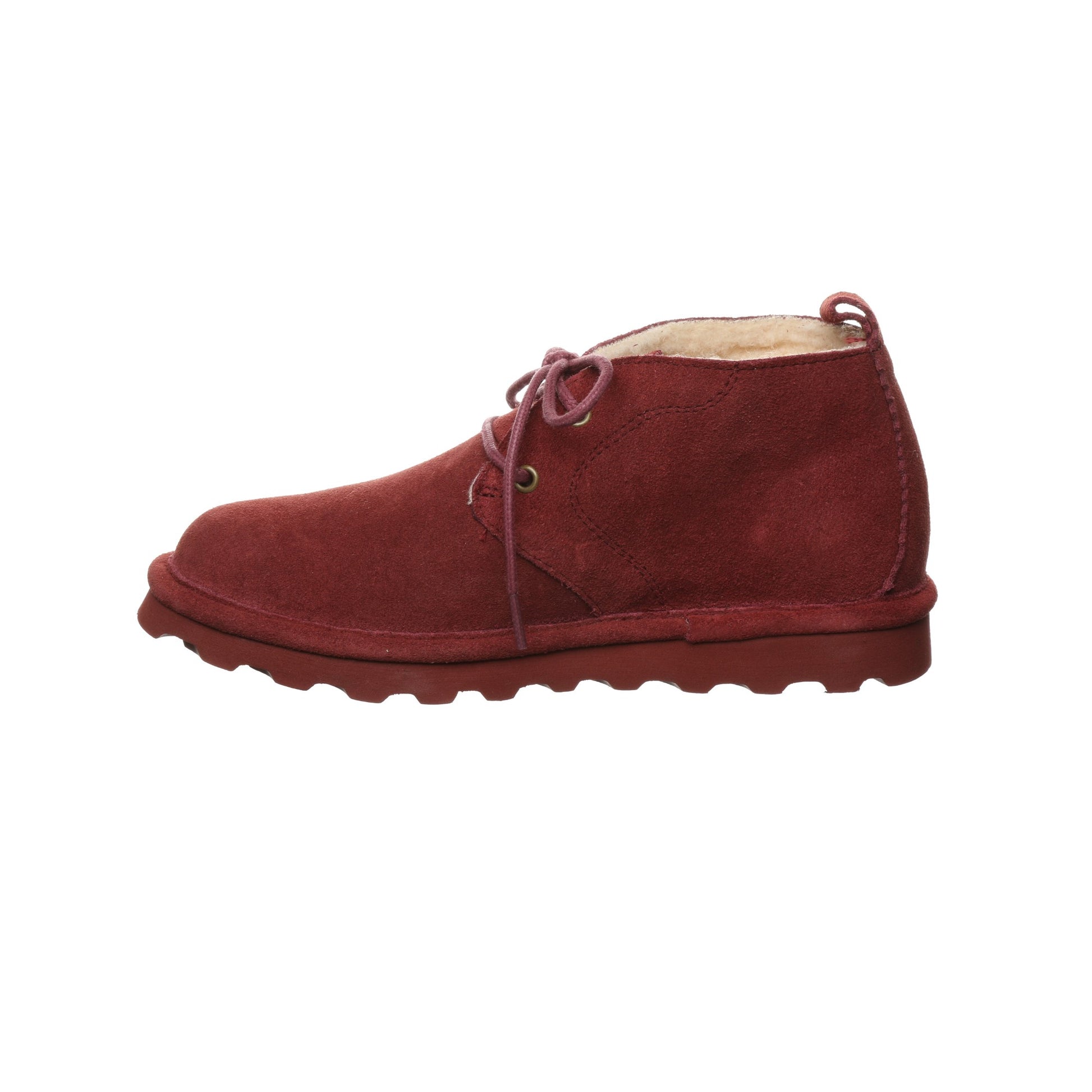 Bearpaw Skye Women's Leather Boots - 2578W  624 - Beet - Side View