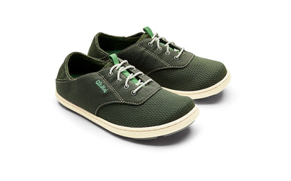 Olukai Nohea Moku Boys Sneakers - Sea Grass / Sea Grass - Pair