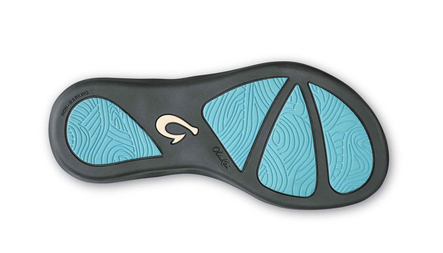 Olukai Kipuka Girl's Comfort Sandals - Cotton Candy / Charcoal - Sole