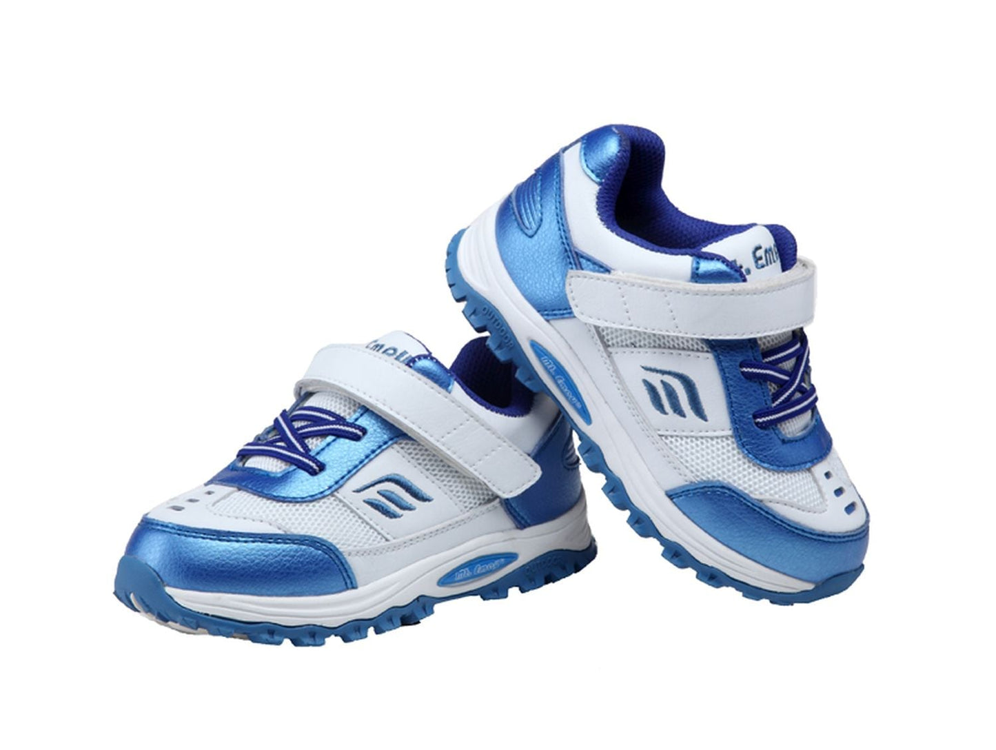 Mt. Emey Children's Orthopedic Shoes 3301 by Apis - Navy/White Pair / Bottom