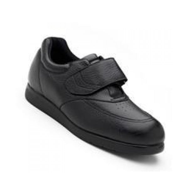 Drew Navigator II - Black Mens Strap Diabetic Shoes - 44837