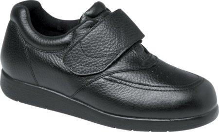 Drew Navigator II - Black Mens Strap Diabetic Shoes - 44837 - 