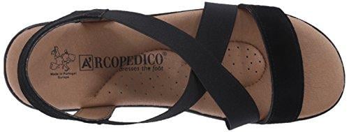 Arcopedico Monterey Women's Sandals 6314 - Black Suede