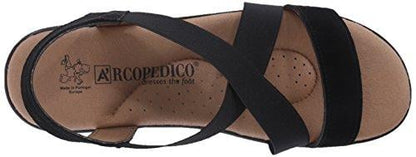 Arcopedico Monterey Women's Sandals 6314 - Black Suede