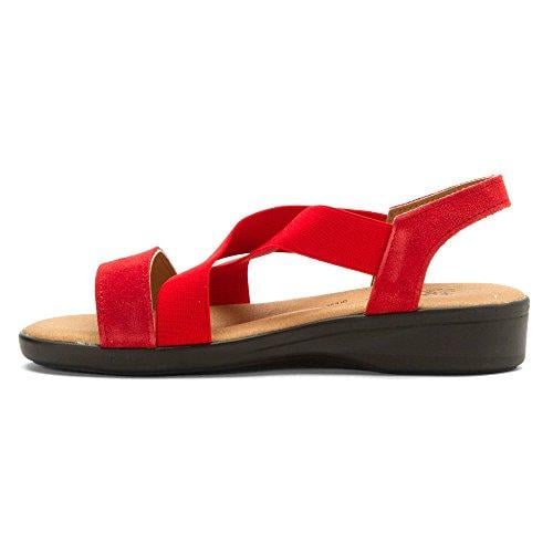Arcopedico Monterey Women's Sandals 6314 - Red Suede