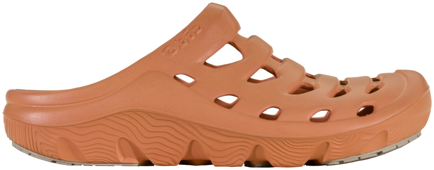 Oboz Whakata Coast Slip-On Clog - Comfortable Recovery Shoes - Melon Outside