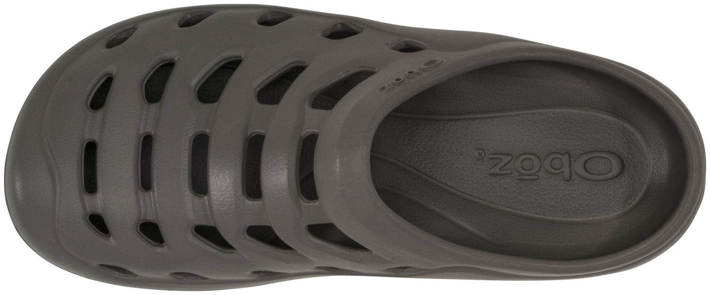 Oboz Whakata Coast Slip-On Clog - Comfortable Recovery Shoes - Rockfall Top